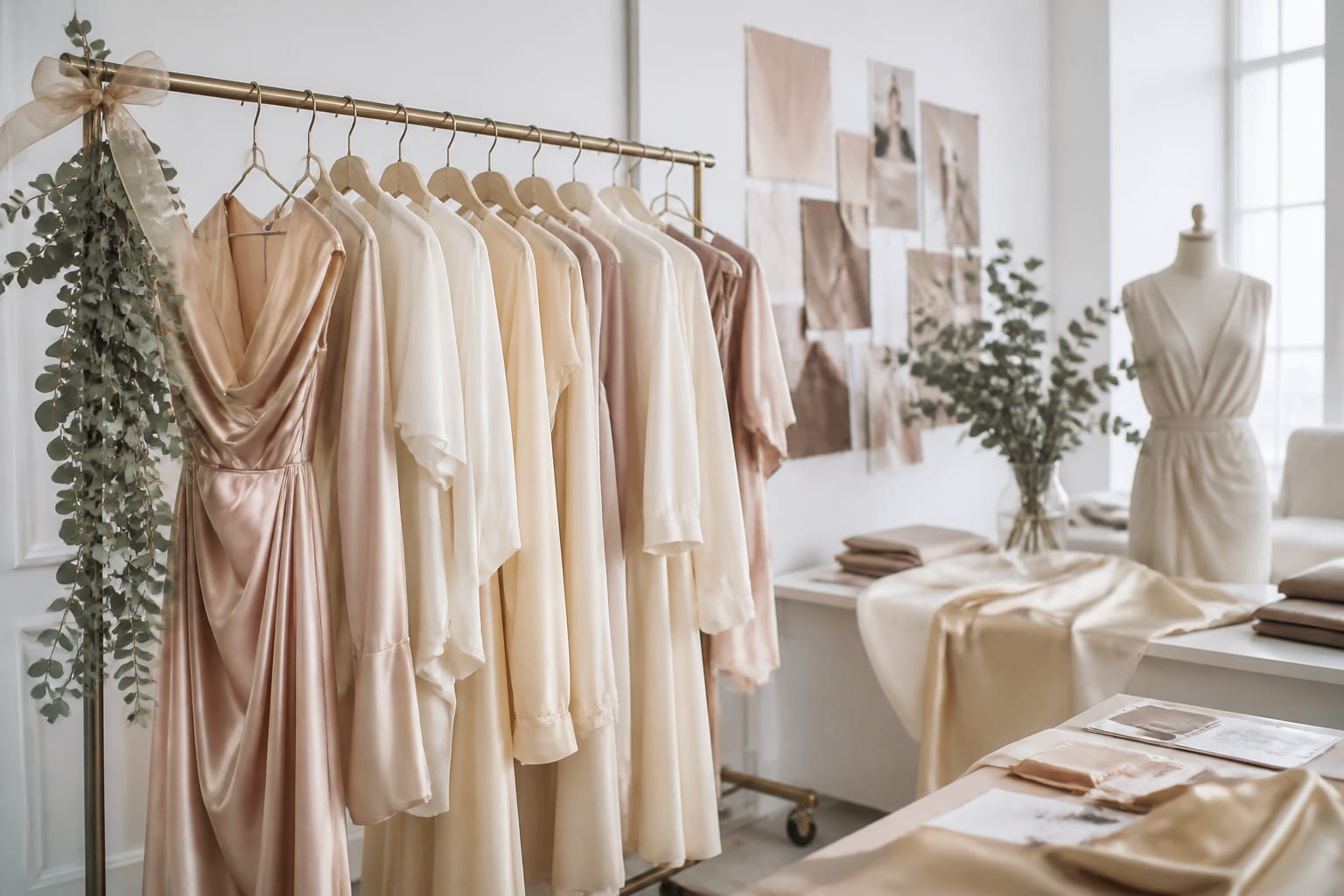 Clothing collection development in an atelier